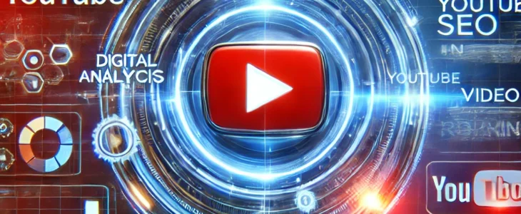 imagesdall e 2025 02 10 14.02.35 a futuristic digital concept of youtube seo in 2025. the image features a glowing youtube play button at the center surrounded by digital analytics g