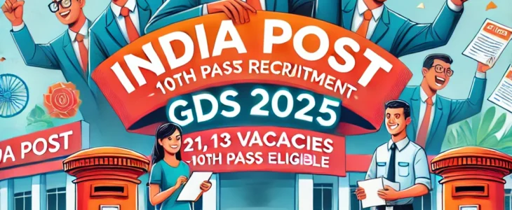 imagesdall e 2025 02 17 21.05.28 a professional and vibrant illustration depicting india post gds recruitment 2025. the image shows excited young candidates with certificates in hand