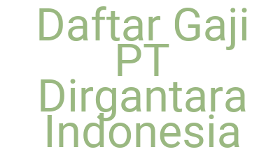 Imagesdaftar Gaji Pt Dirgantara Indonesia