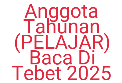 Imagesanggota Tahunan Pelajar Baca Di Tebet 2025