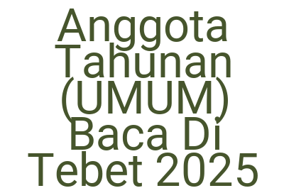 Imagesanggota Tahunan Umum Baca Di Tebet 2025