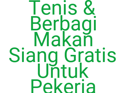 Imagesbermain Tenis Berbagi Makan Siang Gratis Untuk Pekerja Harian