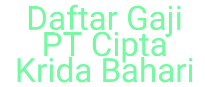 Imagesdaftar Gaji Pt Cipta Krida Bahari