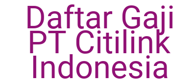 Imagesdaftar Gaji Pt Citilink Indonesia