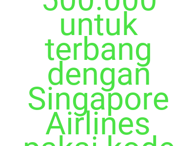 Imagesdiskon Ekstra Rp 500 000 Untuk Terbang Dengan Singapore Airlines Pakai Kode Trip Com 5 5 Sale