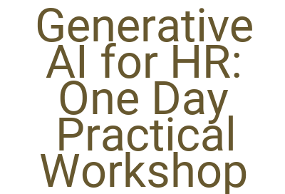 Imagesgenerative Ai For Hr One Day Practical Workshop