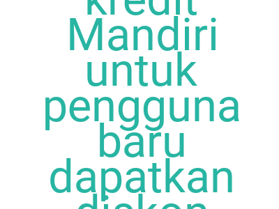 Imageskode Diskon Blibli Kredit Mandiri Untuk Pengguna Baru Dapatkan Diskon Ekstra Rp 75 000