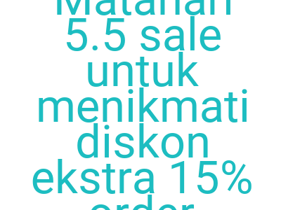 Imageskode Diskon Matahari 5 5 Sale Untuk Menikmati Diskon Ekstra 15 Order Produk Pakaian